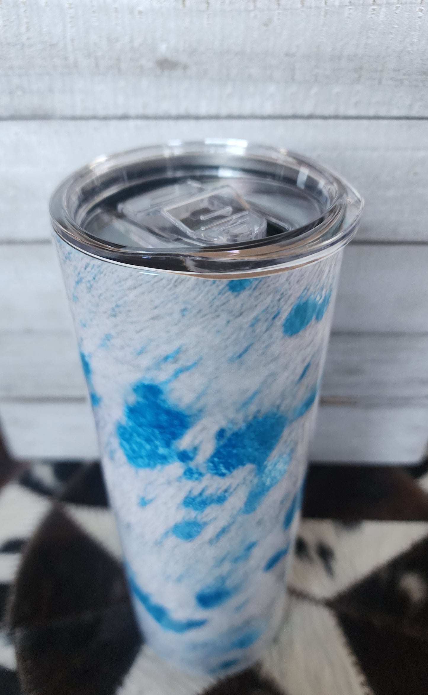 Acid Wash Cowhide 20oz Tumbler