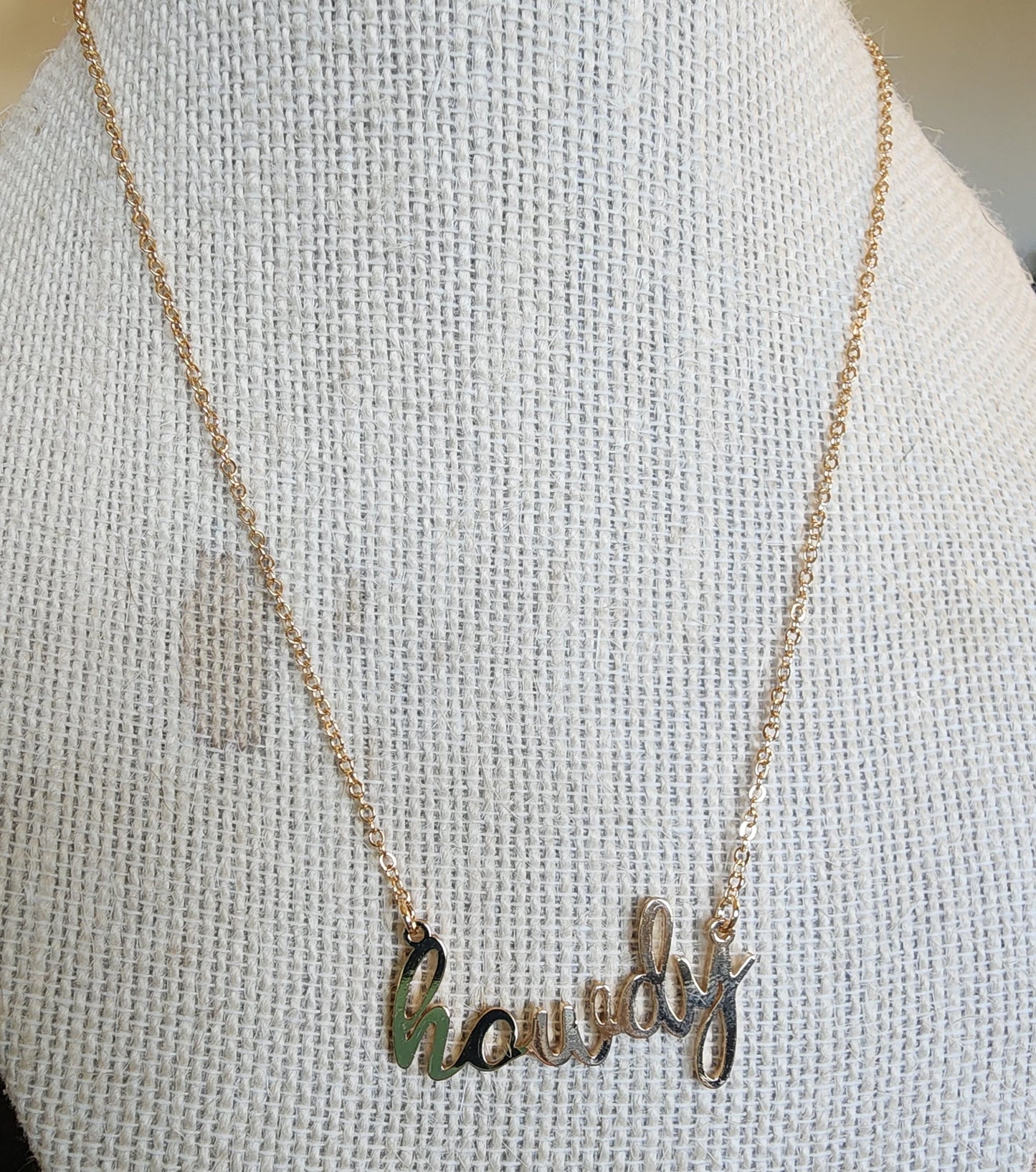 Howdy Charm Necklace