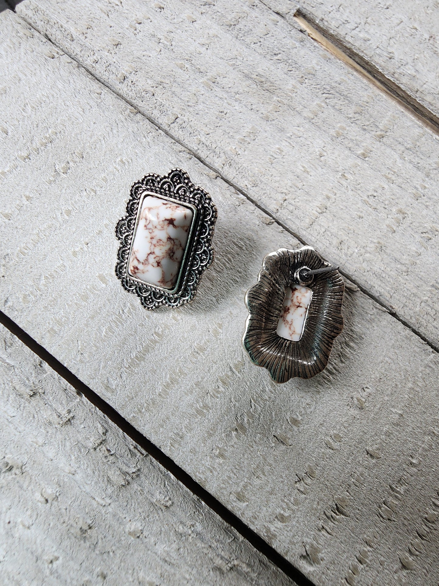 Faux Stone Earrings