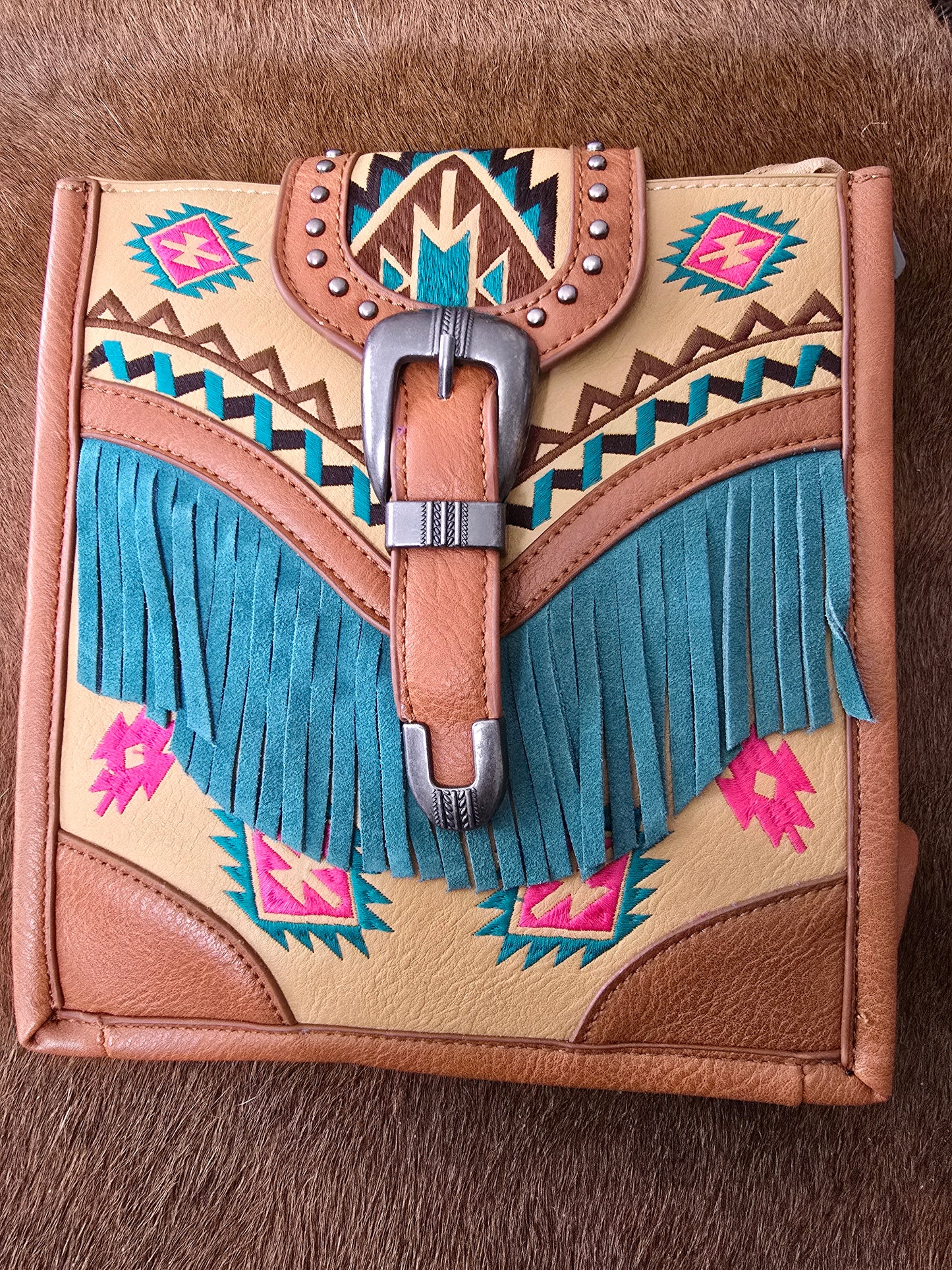 Montana West Buckle Crossbody Bag