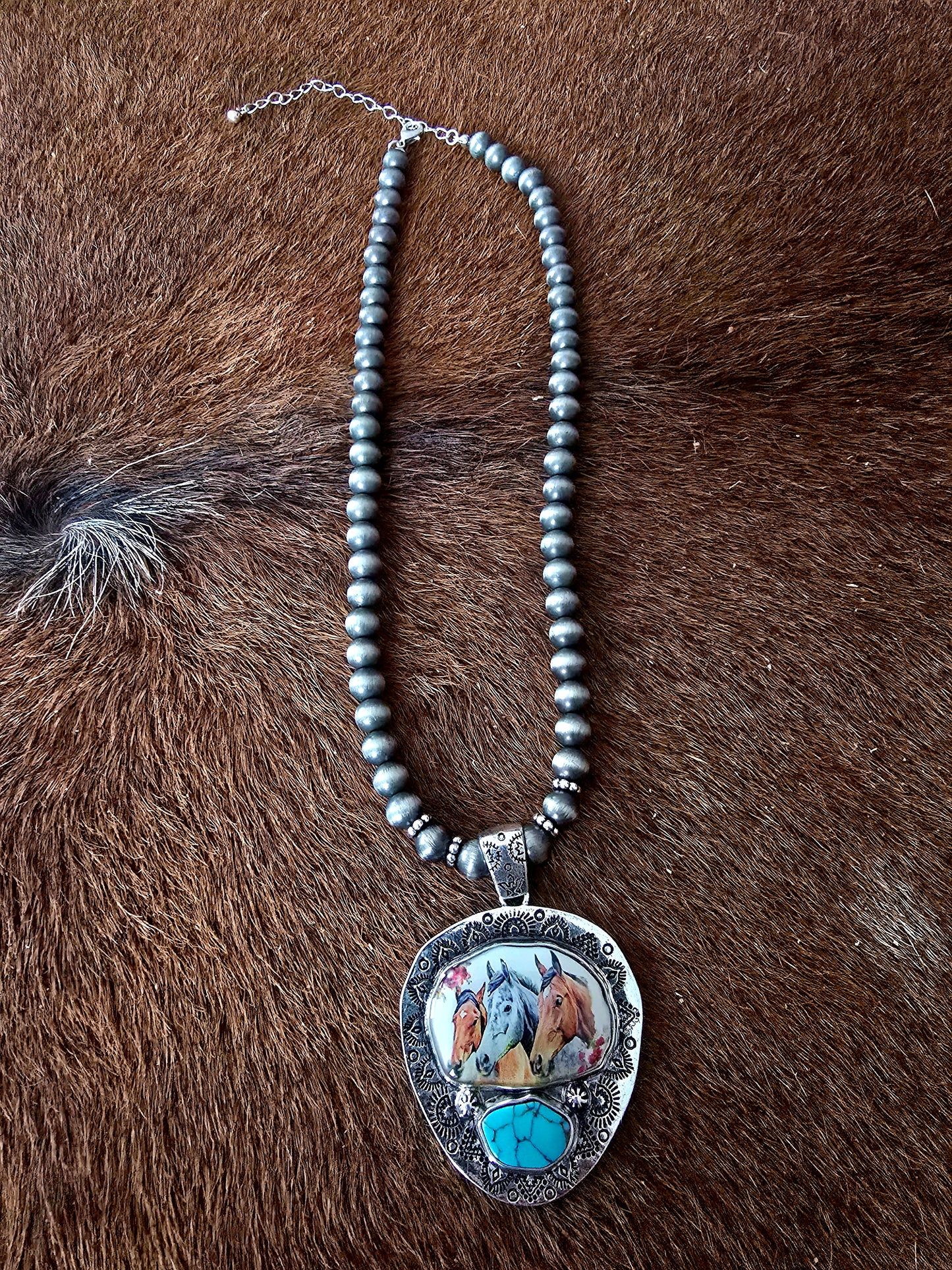 Horse Pendant Necklace