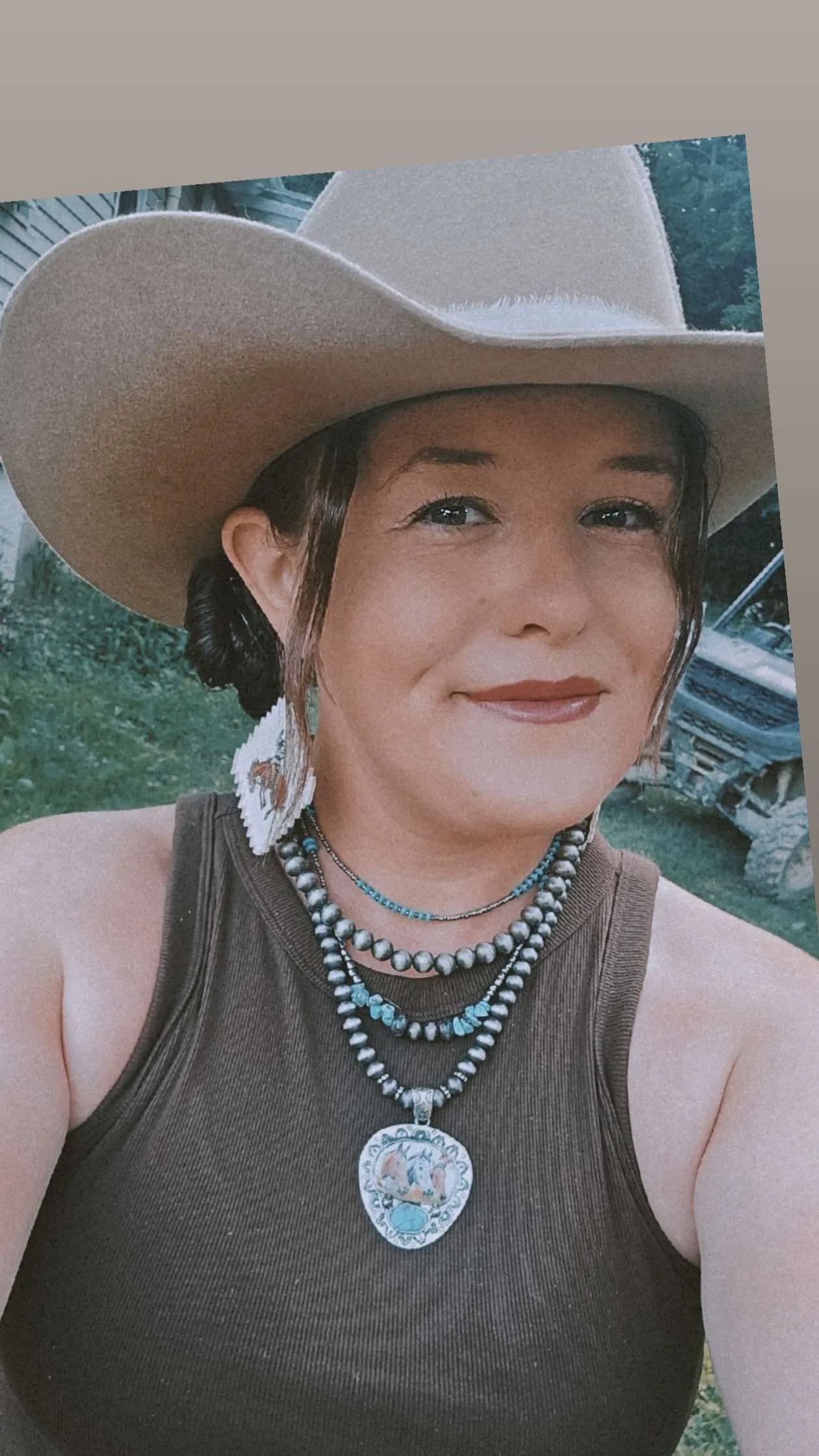 Bronco Earrings