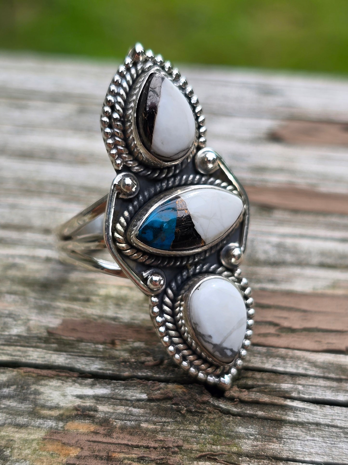 Mohave & White Buffalo Ring