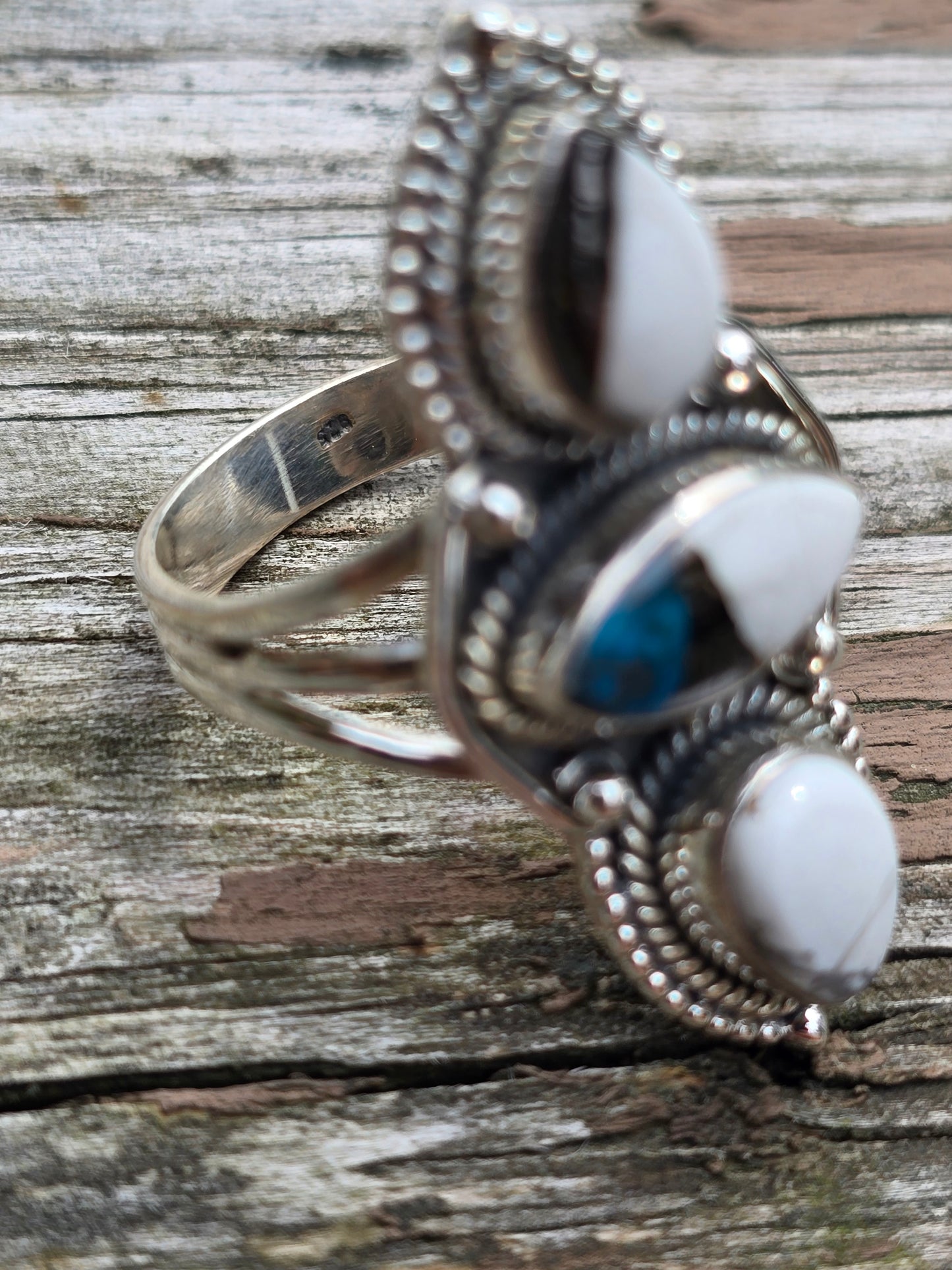 Mohave & White Buffalo Ring