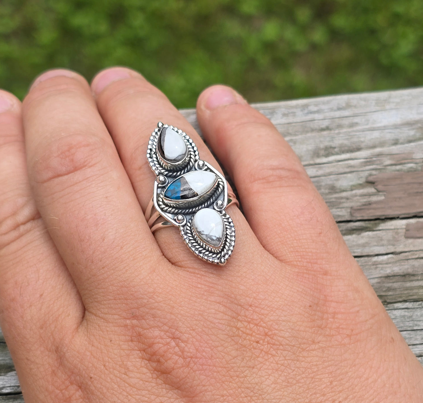 Mohave & White Buffalo Ring