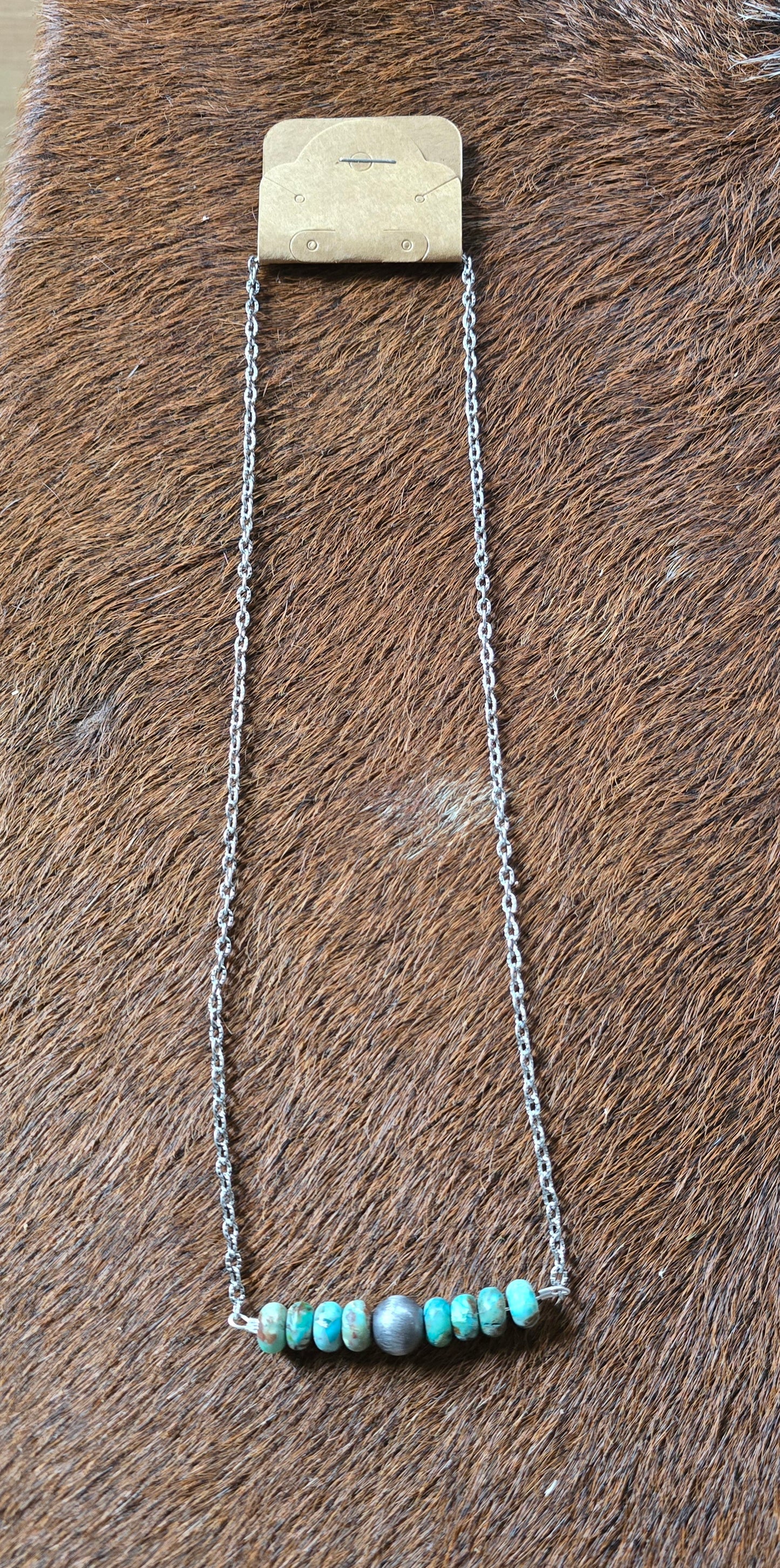 Faux Pearl Bar Necklaces