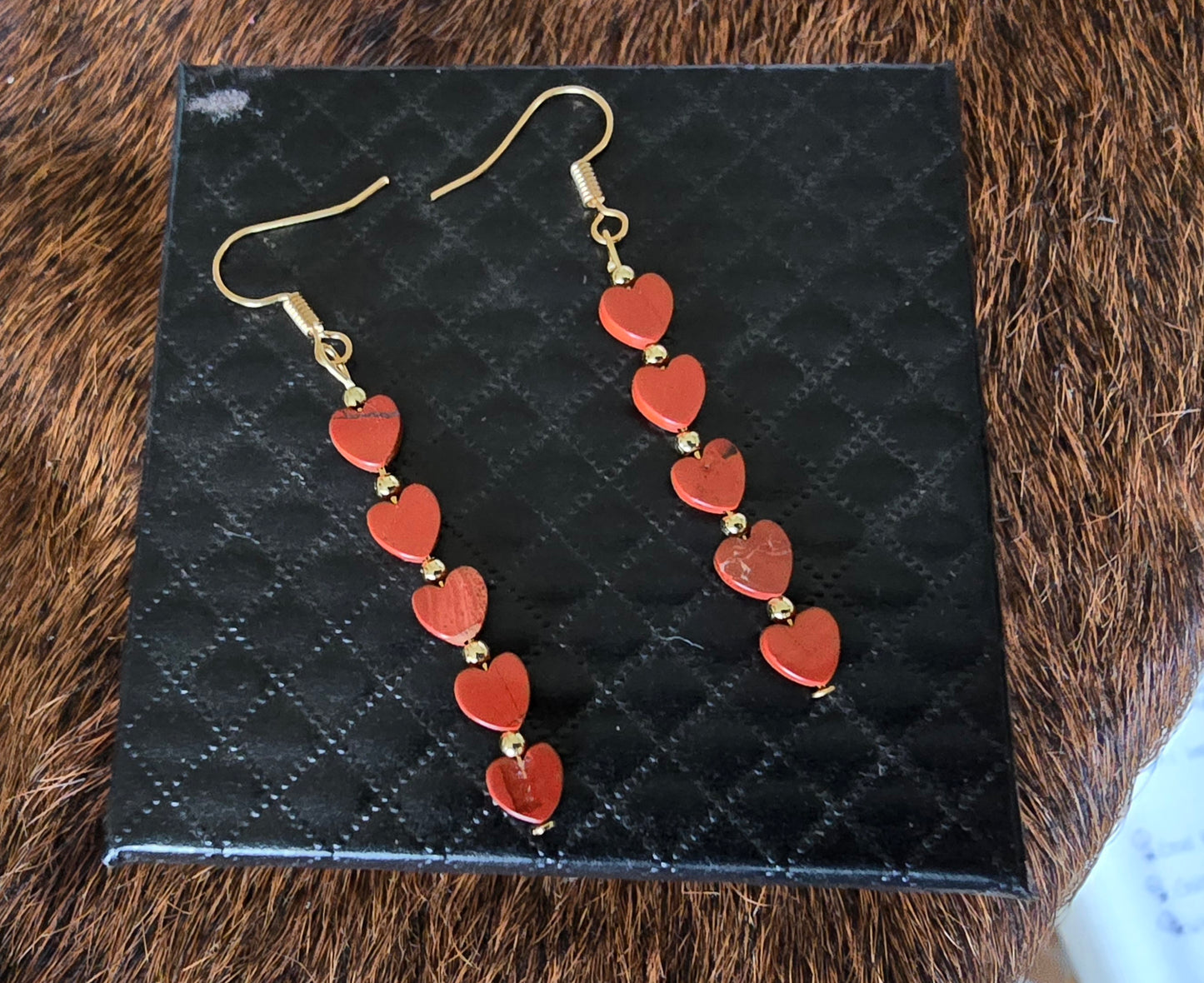 Red Heart Earrings