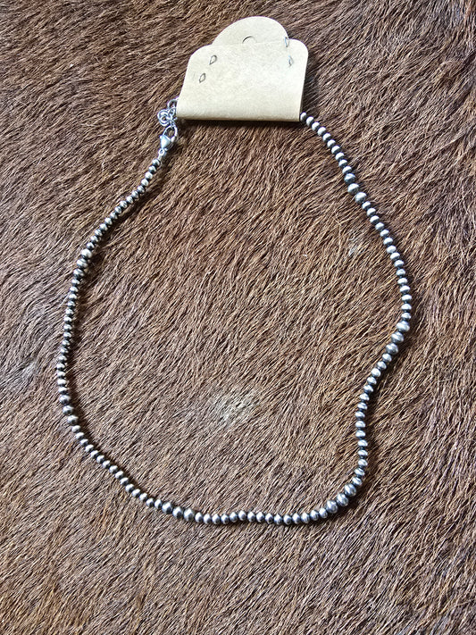 Sterling Silver Pearl Necklace