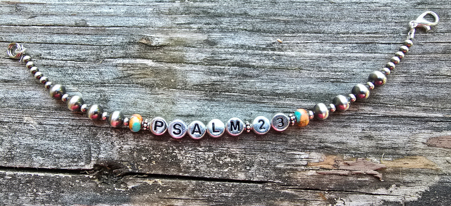 "Psalm23" Pearl Bracelet