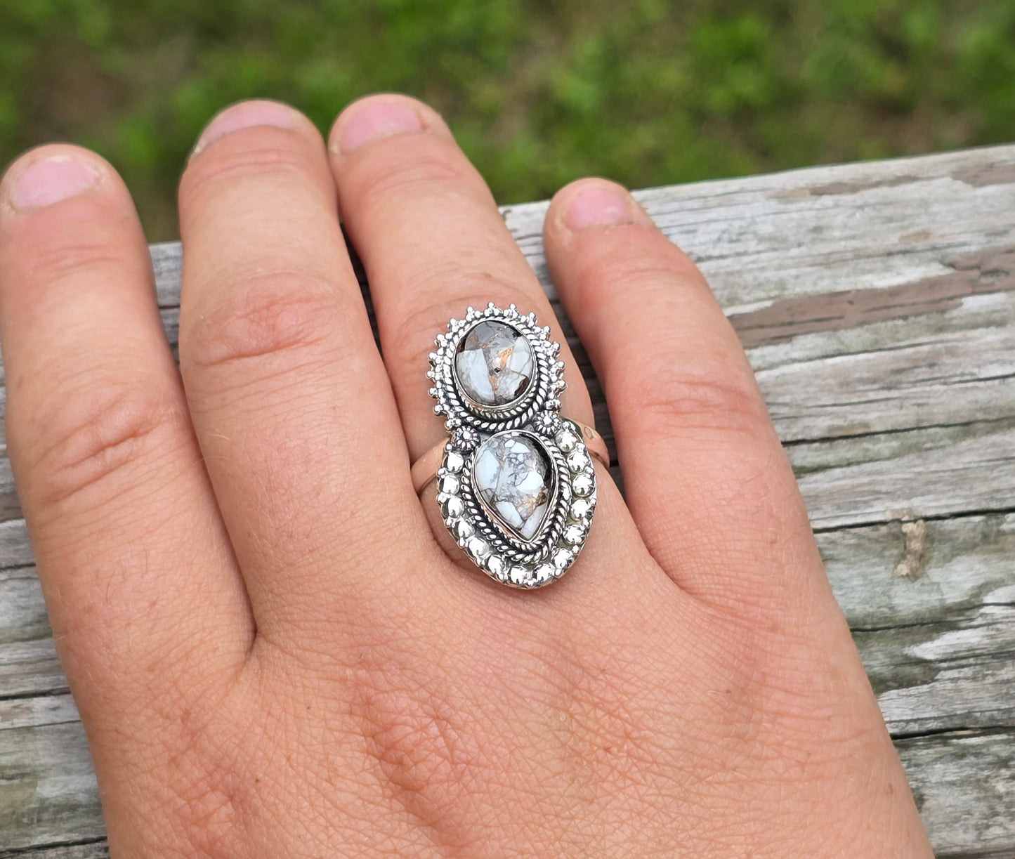 Mohave & White Buffalo Ring