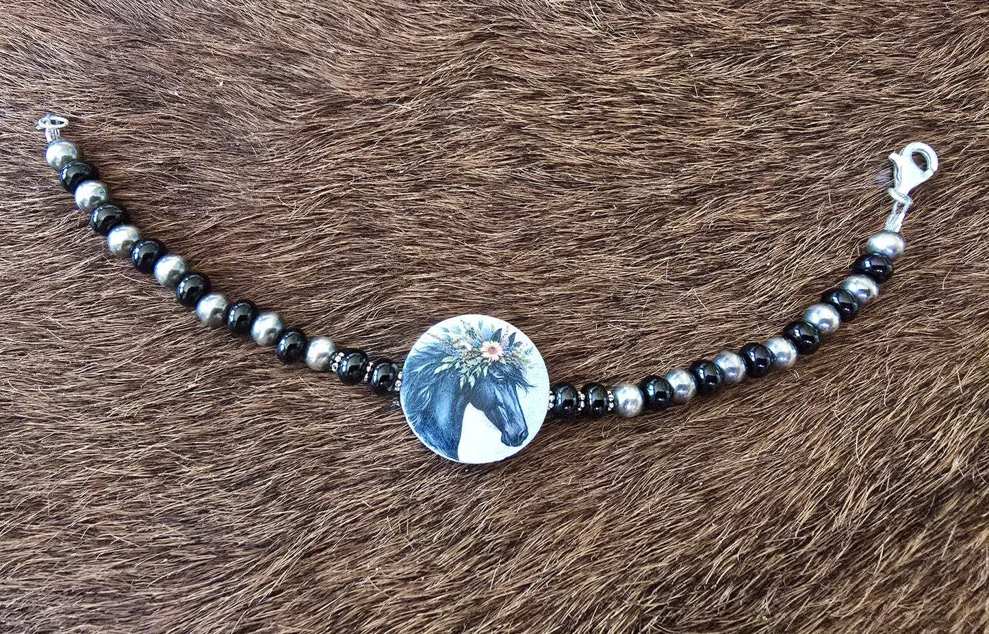 Black Horse Bracelet