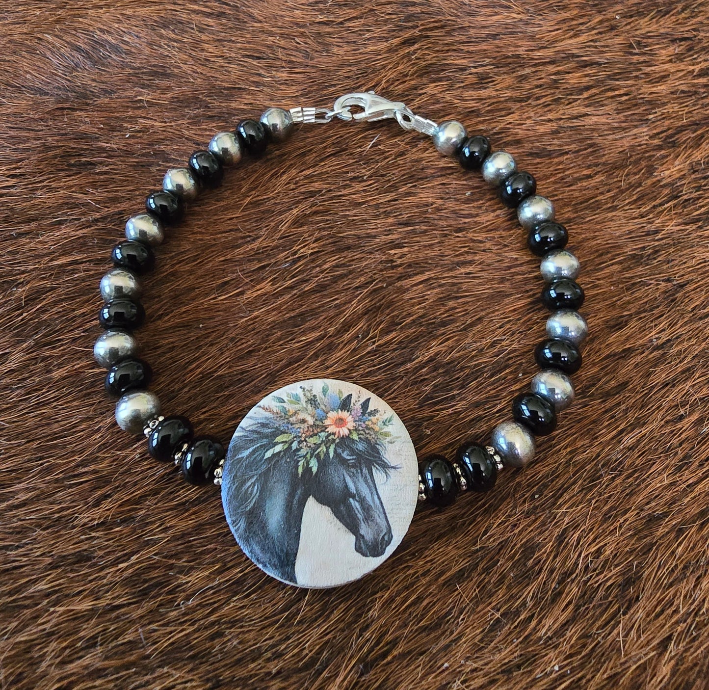 Black Horse Bracelet