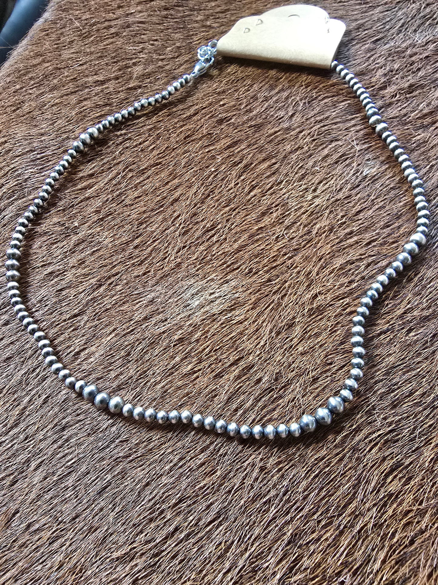 Sterling Silver Pearl Necklace