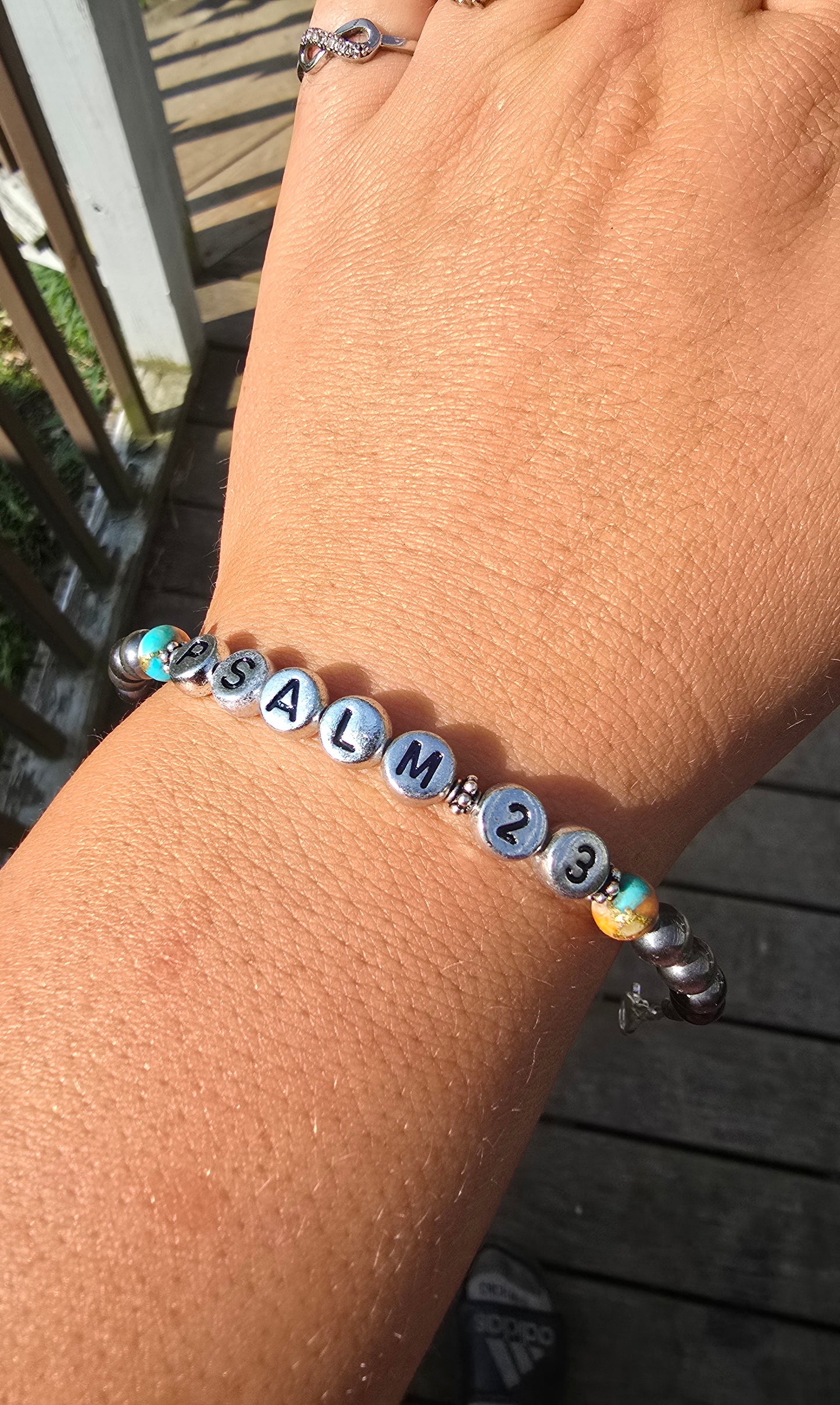 "Psalm23" Pearl Bracelet