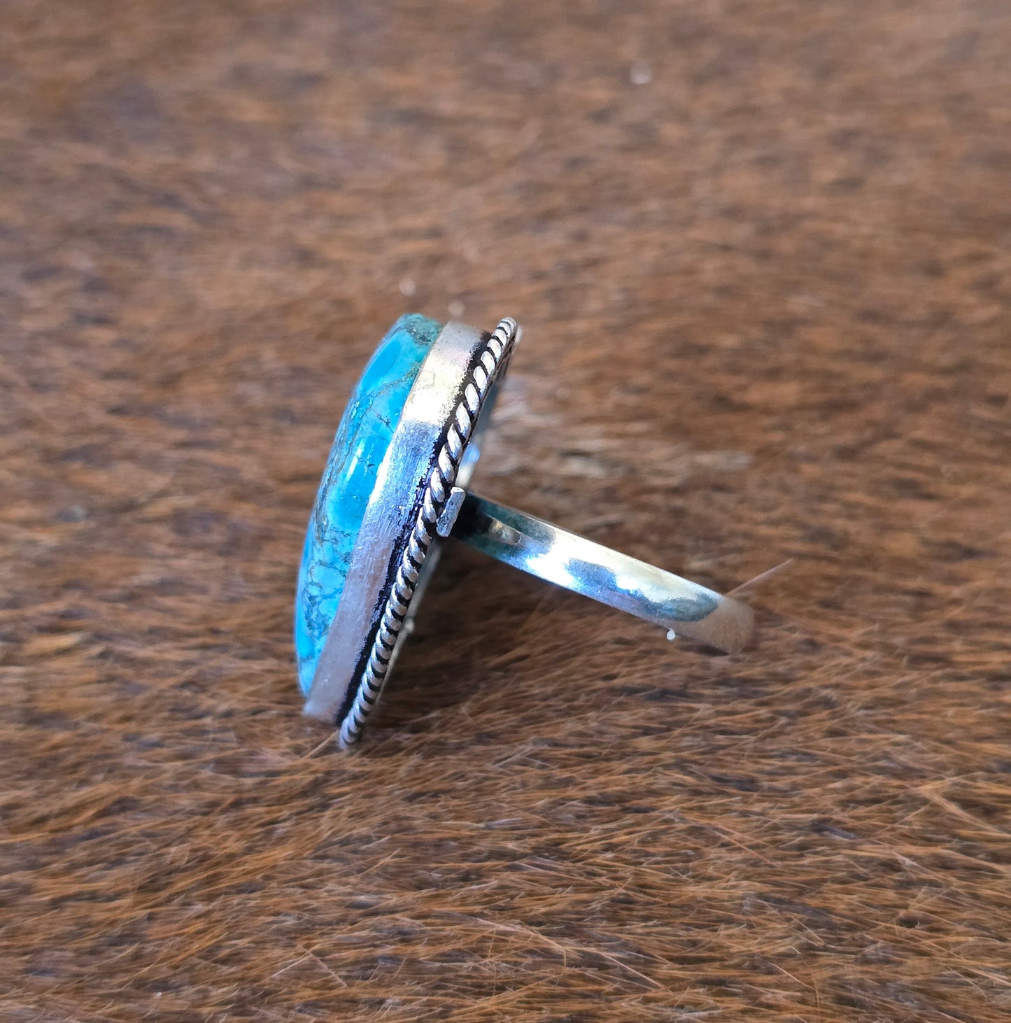 Turquoise Heart Ring