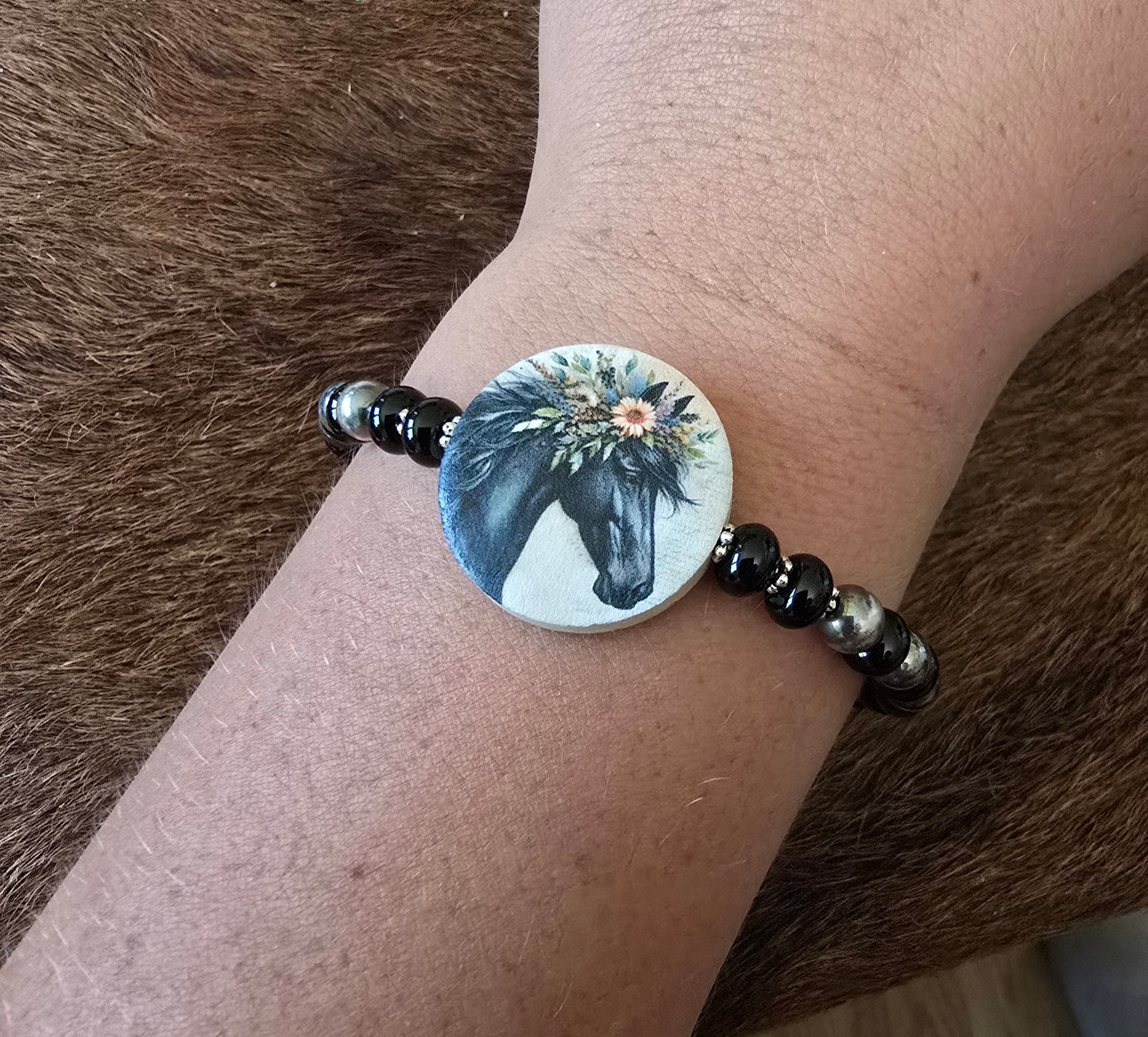 Black Horse Bracelet