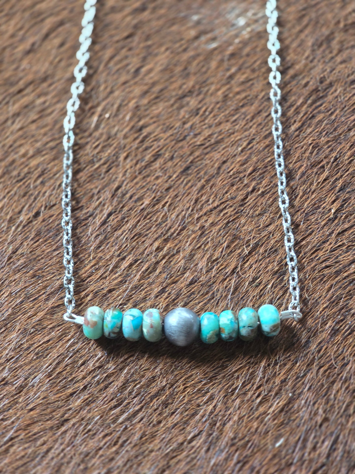 Faux Pearl Bar Necklaces