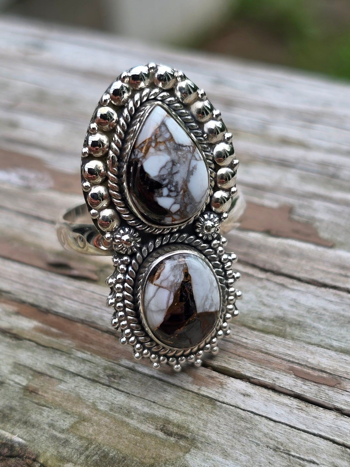Mohave & White Buffalo Ring