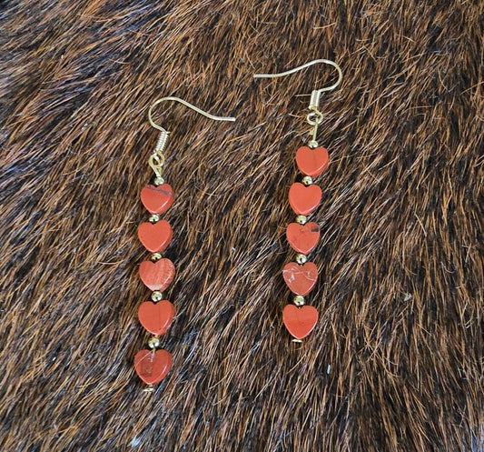 Red Heart Earrings