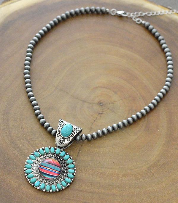 Turquoise Pendant Necklace