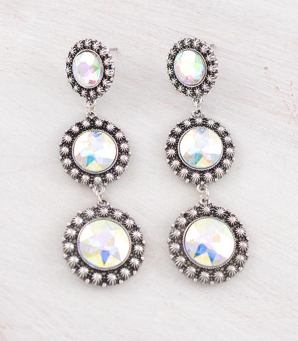 Crystal Drop Earrings