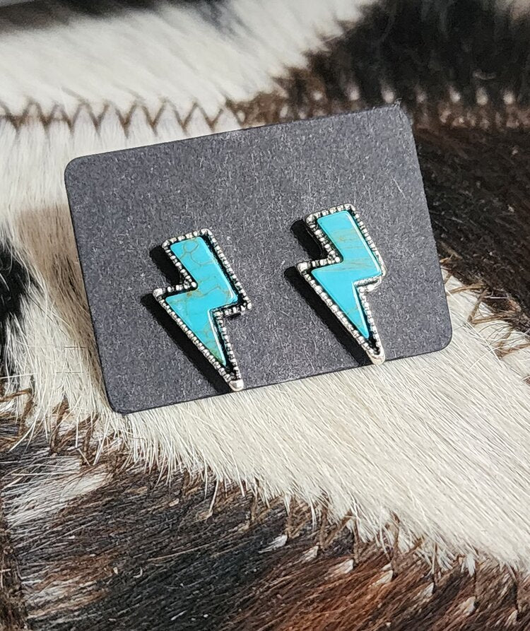 Lightning Bolt Studs