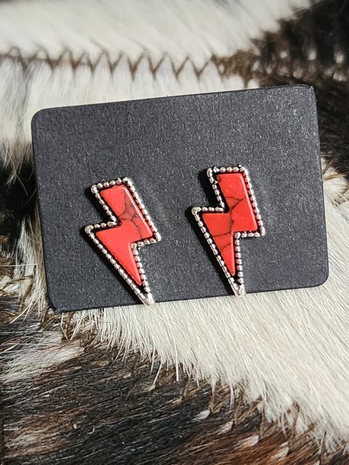 Lightning Bolt Studs