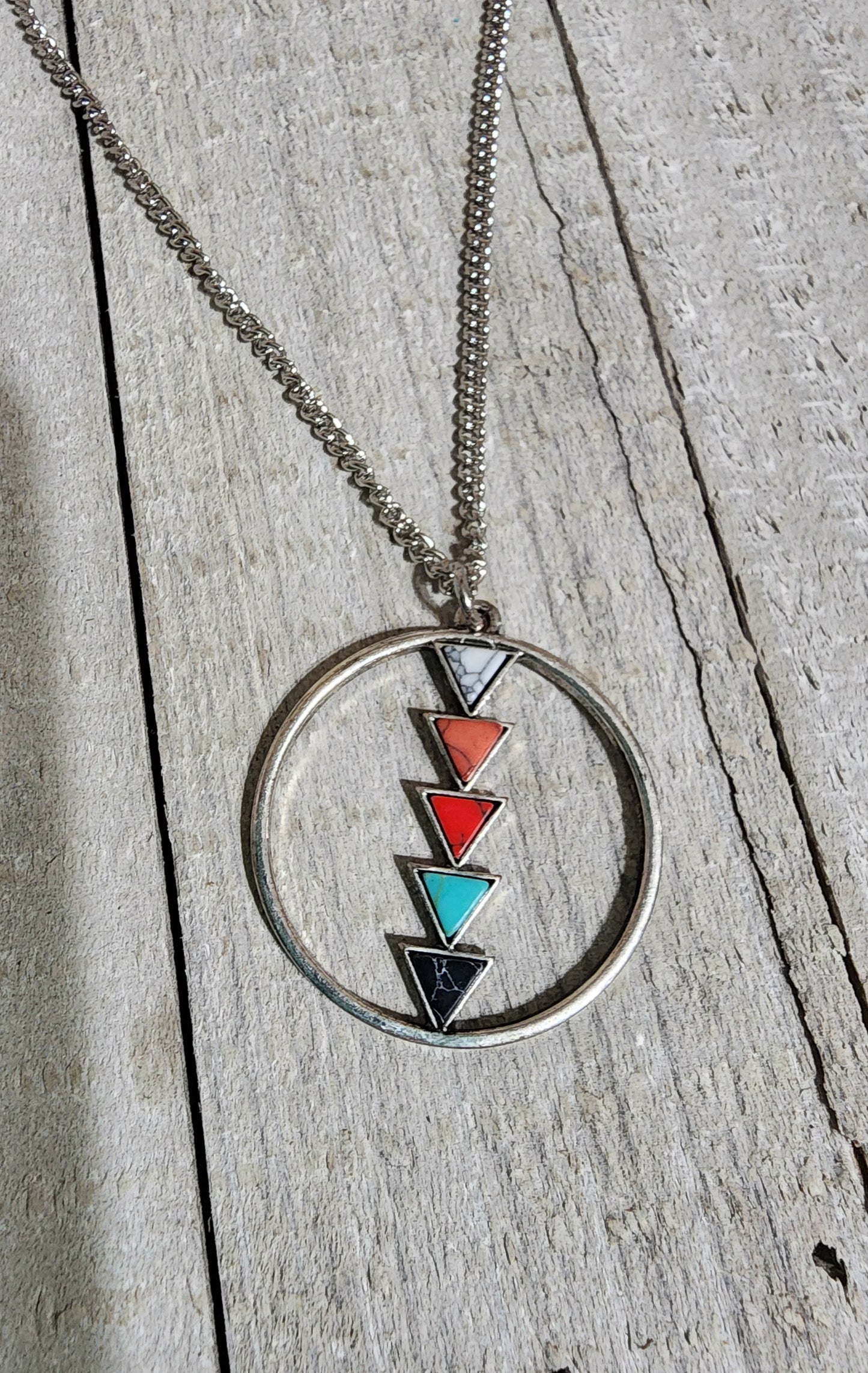 Triangle Stone Necklace