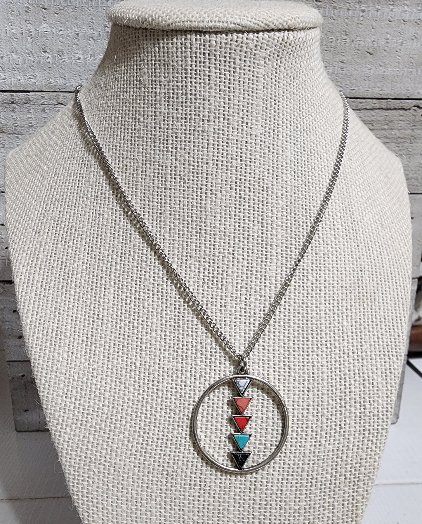 Triangle Stone Necklace