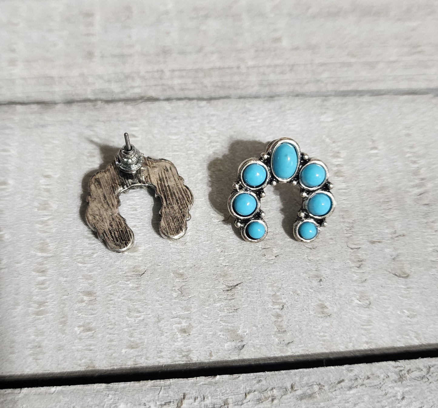 Turquoise Crown Studs