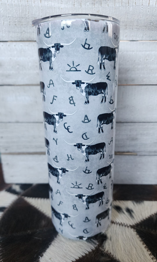 Longhorn Brand 20oz Tumbler