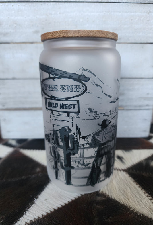 Wild West Frosted Glass