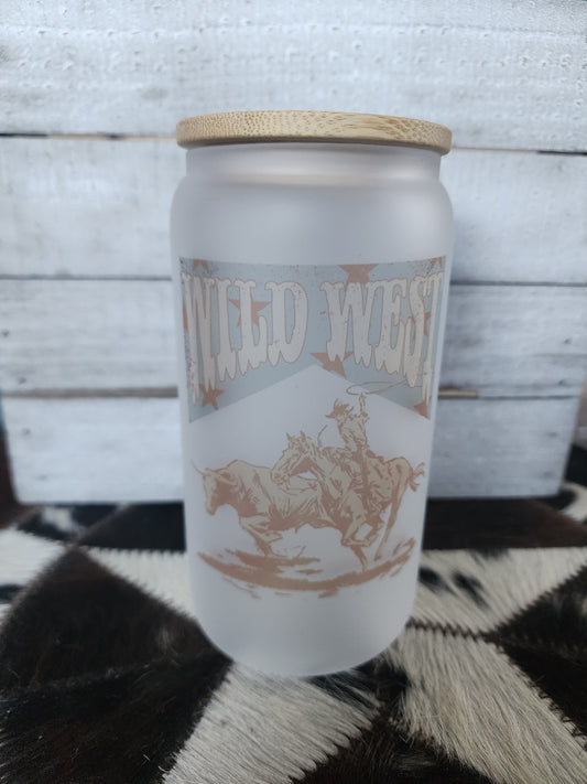 Wild West Frosted Glass