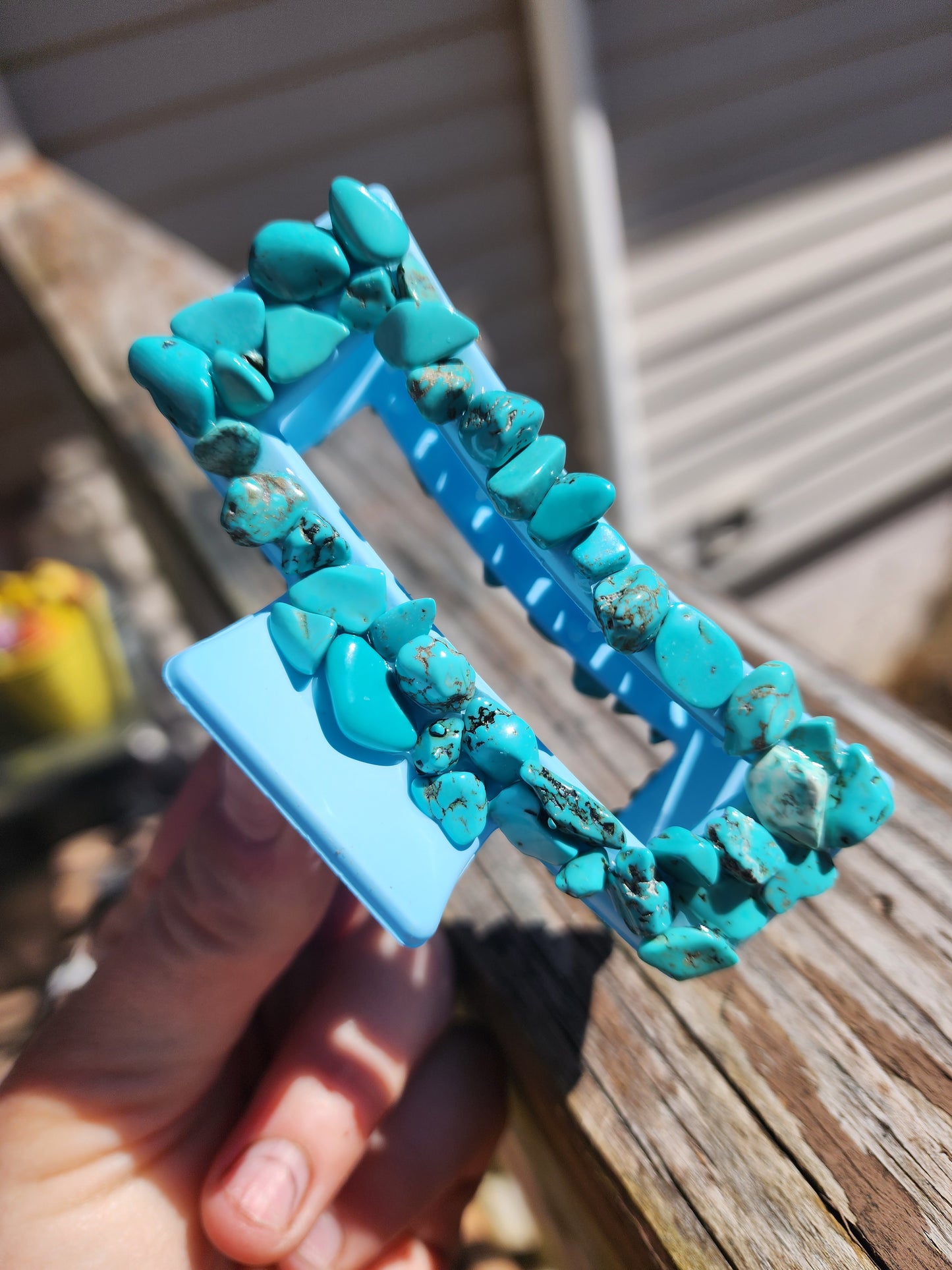 Turquoise Stone Hairclaw