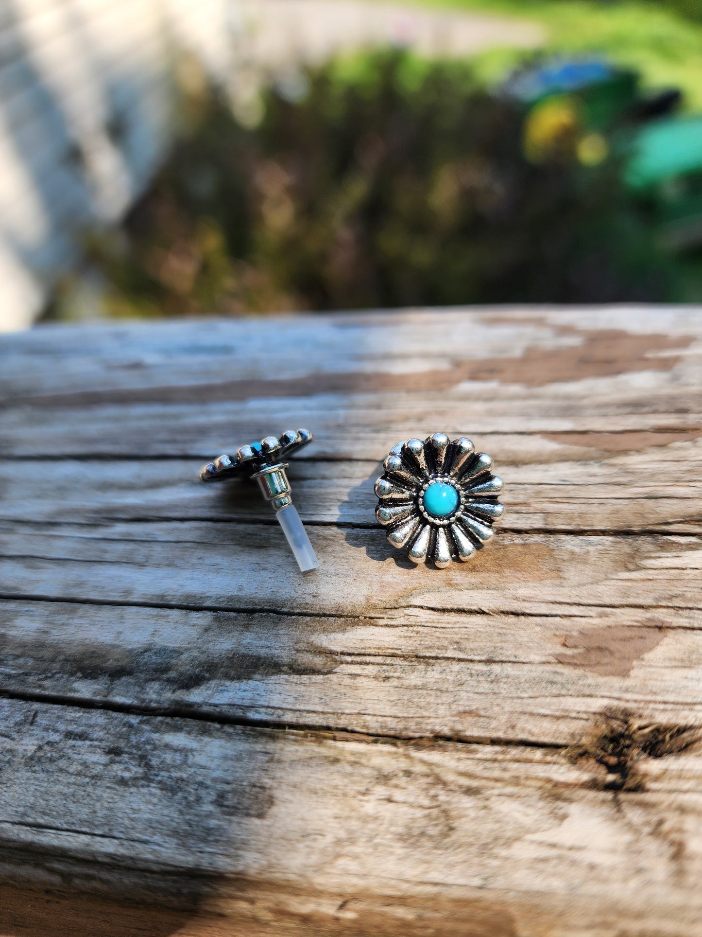 Concho Stud Earrings