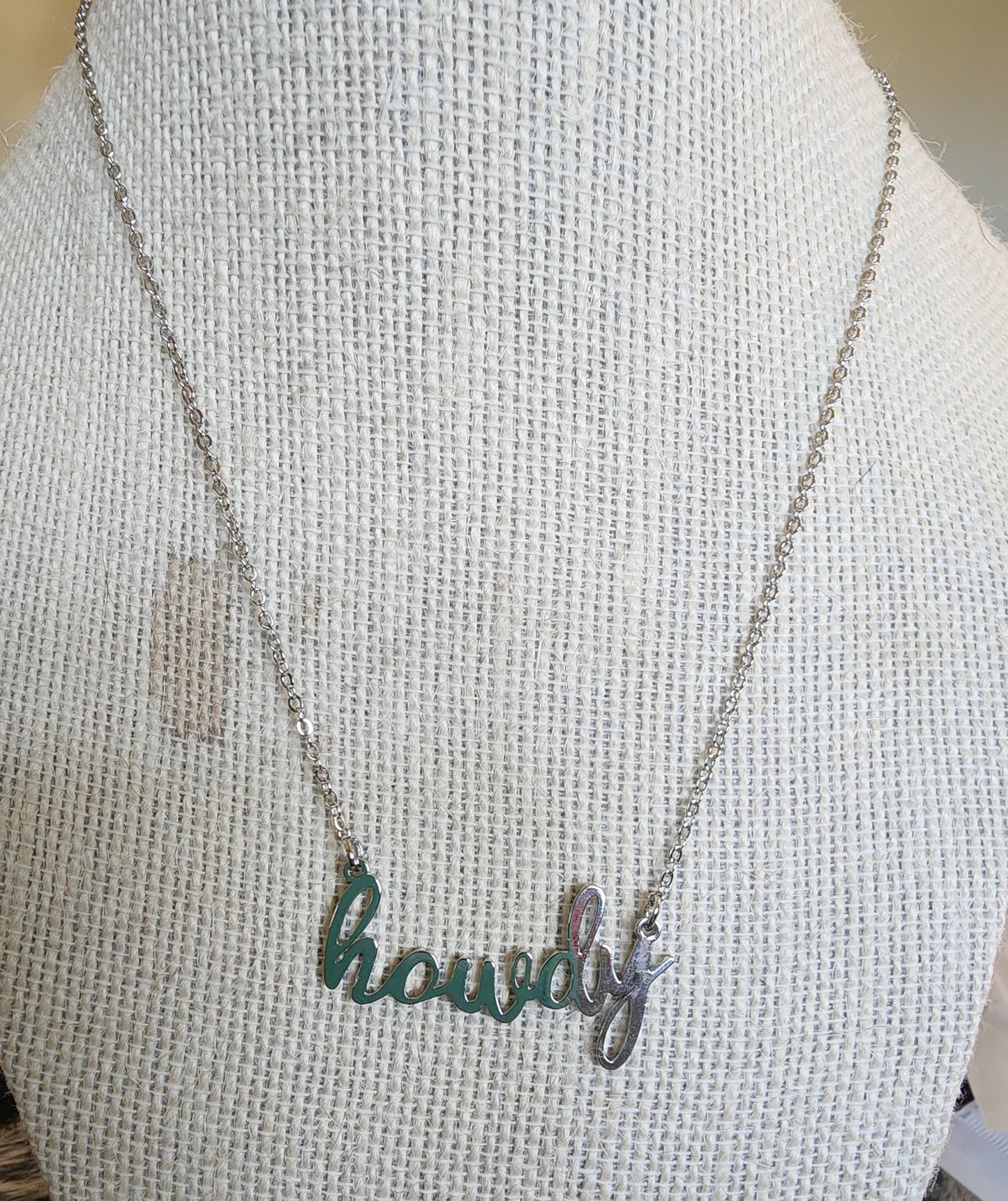 Howdy Charm Necklace