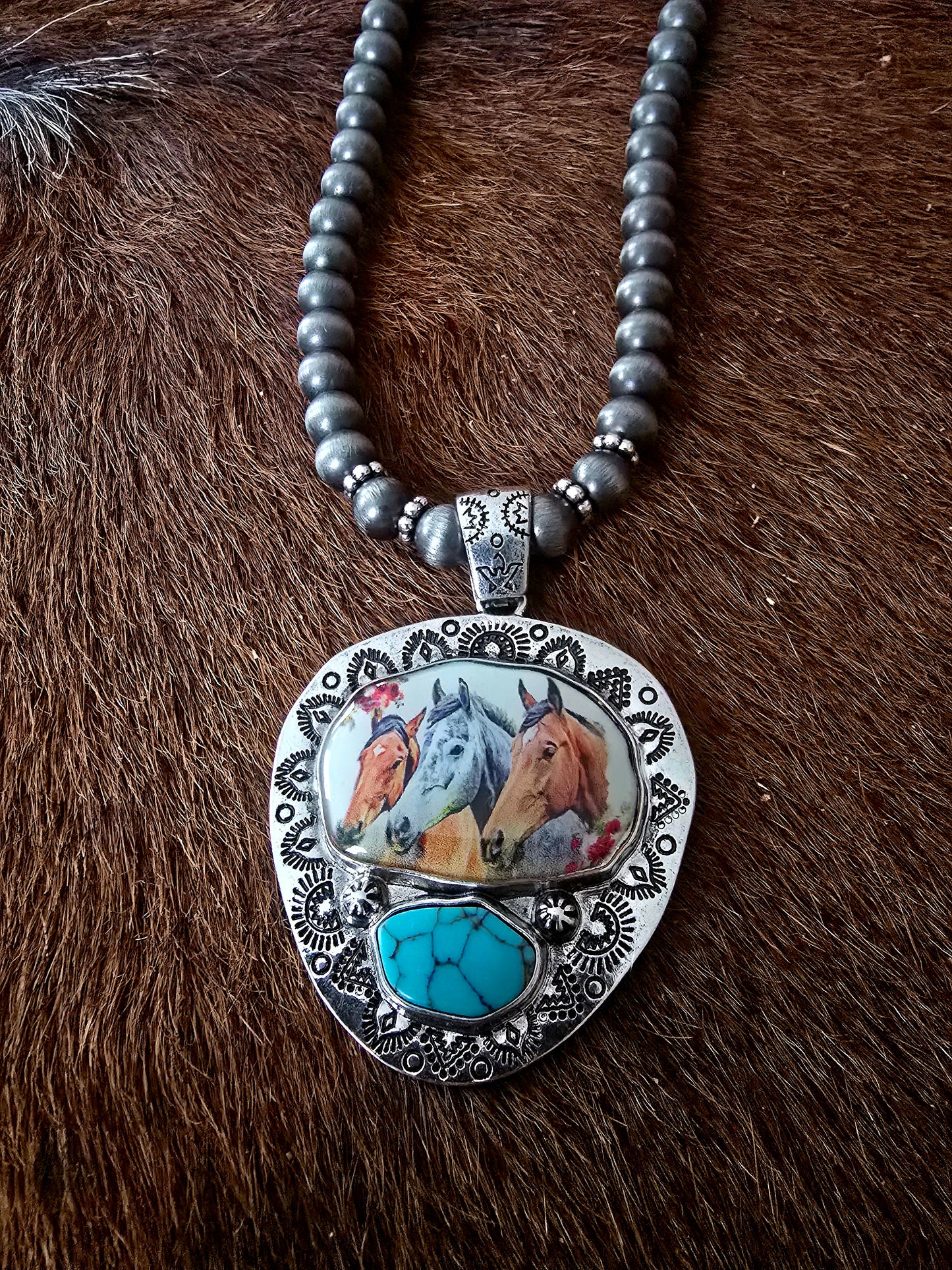 Horse Pendant Necklace