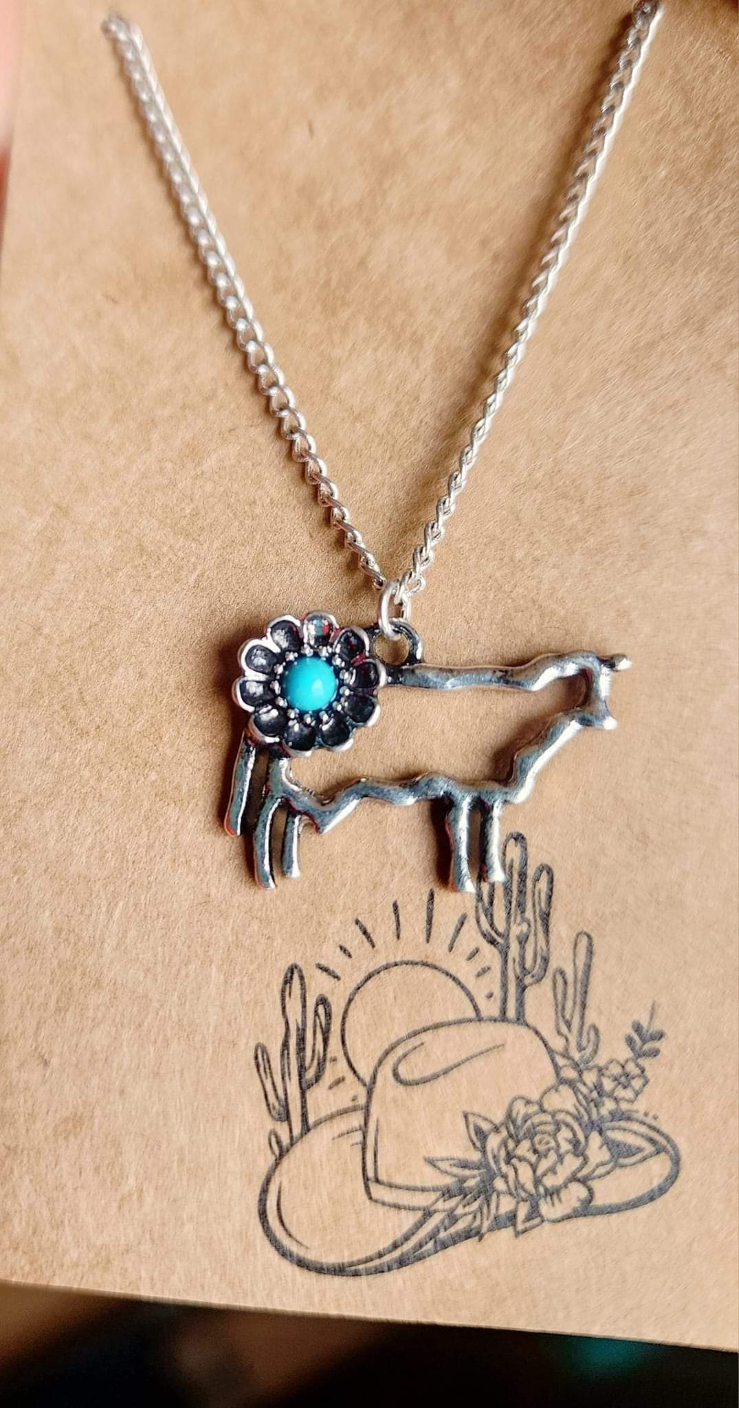 Cow Charm Necklace