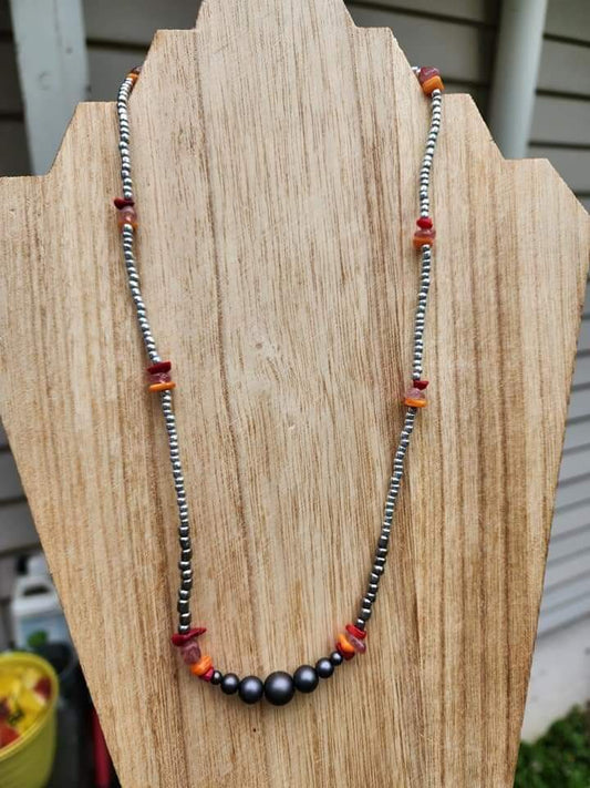 Orange/Red Necklace