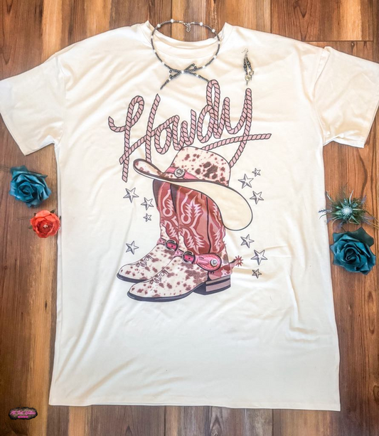 Howdy Tshirt Dress