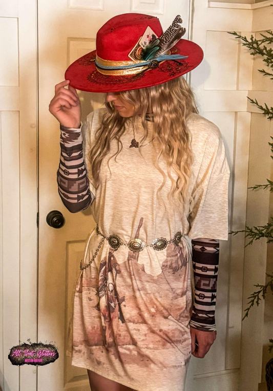 Cowboy Tshirt Dress