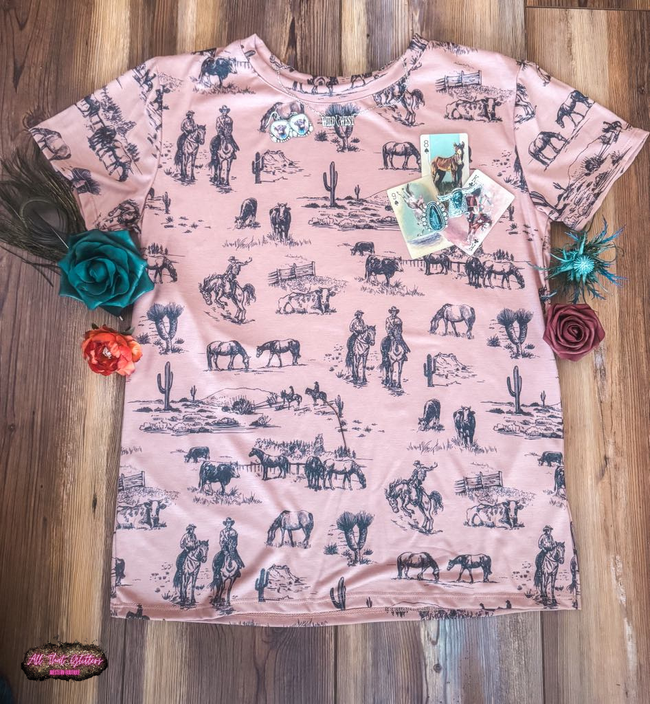 Ranch Print Relaxed Tshirt
