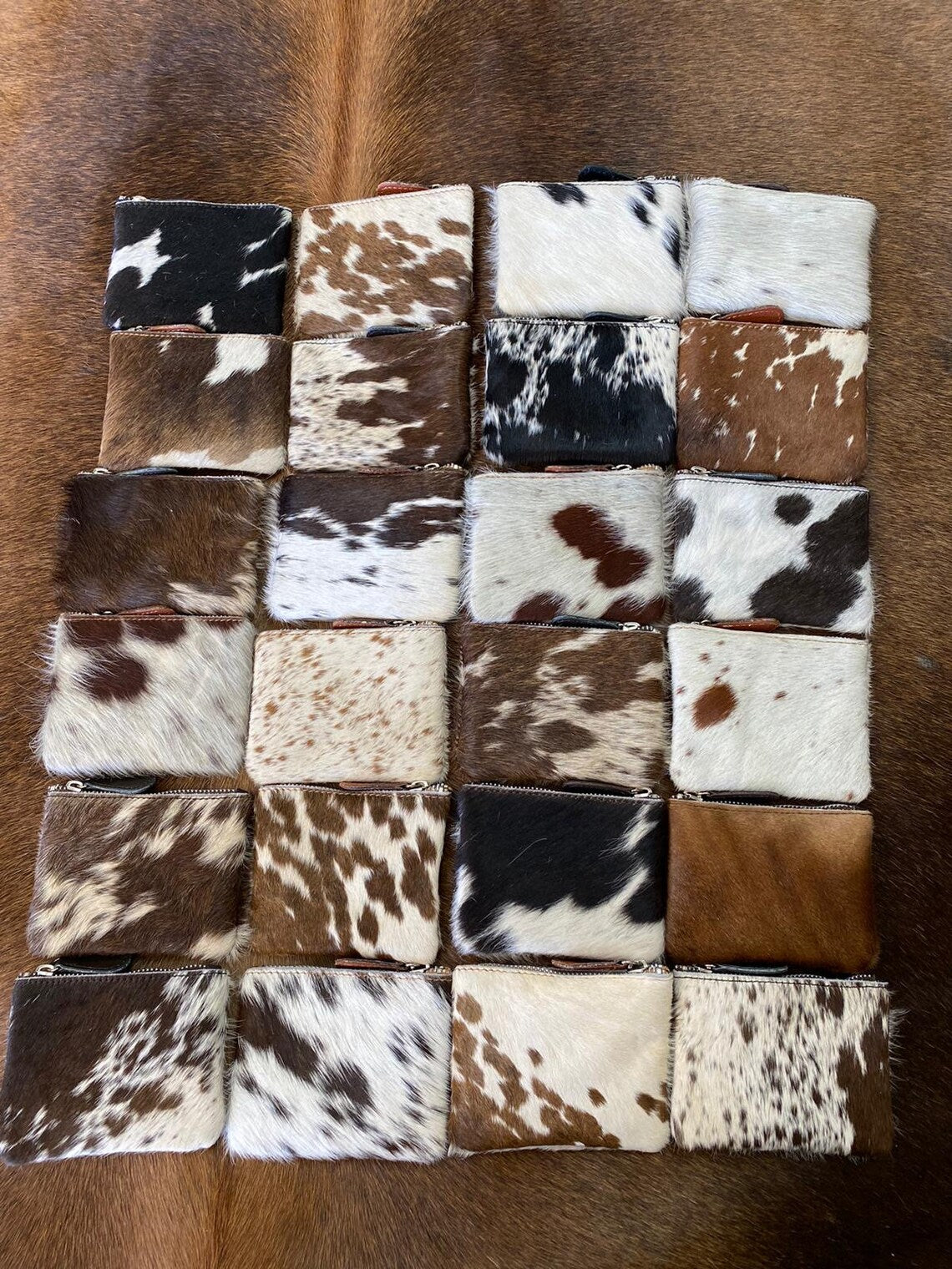 Cowhide Coin Purse