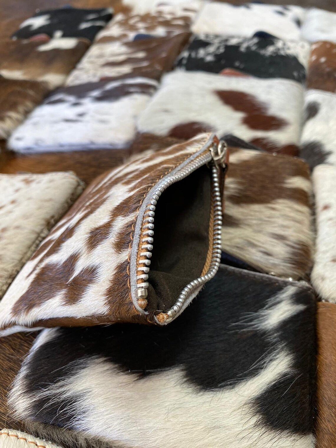 Cowhide Coin Purse