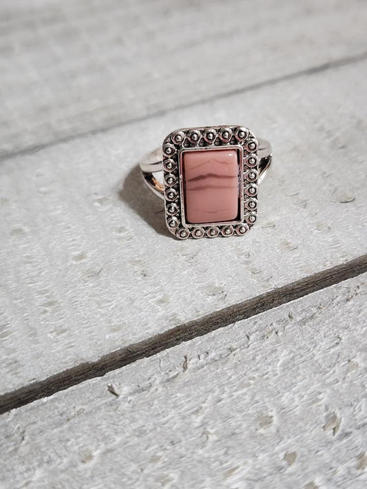 Pink Stone Ring