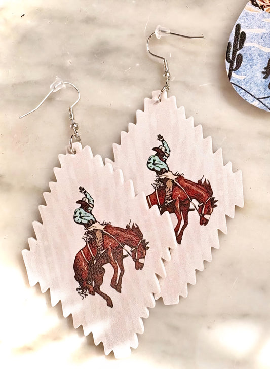 Bronco Earrings
