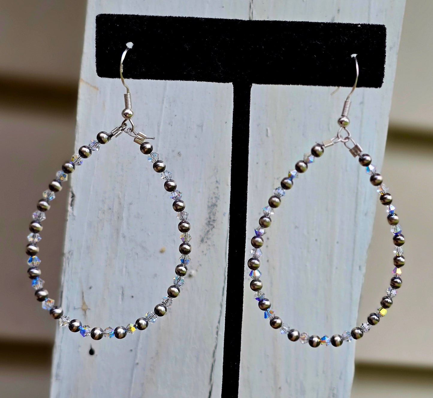 Swarovski Crystal & Pearl Earrings
