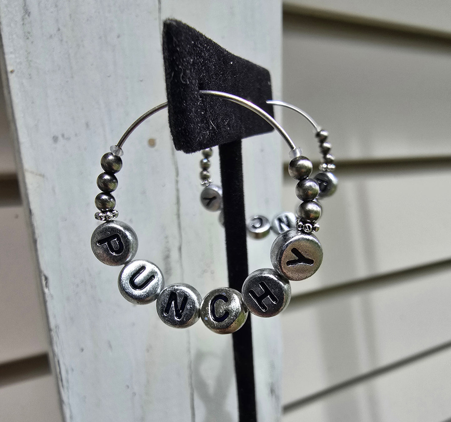 "Punchy" Hoop Earrings