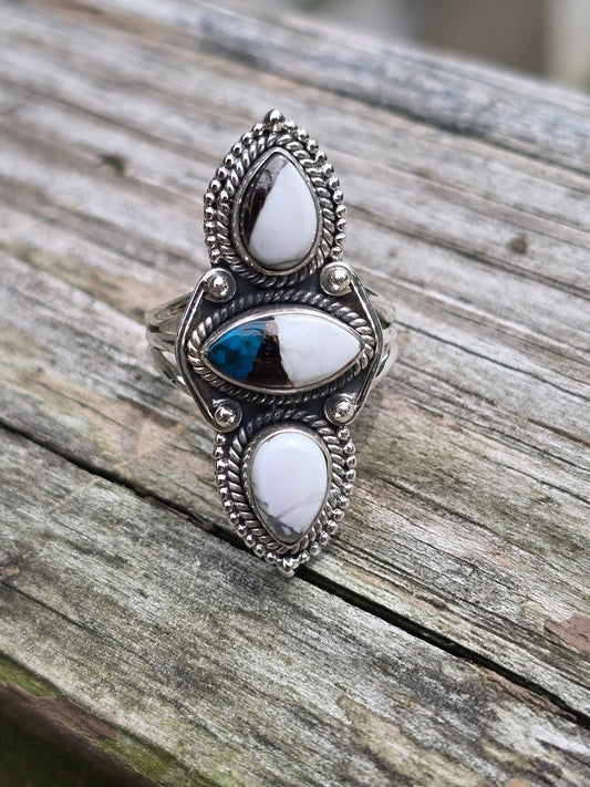 Mohave & White Buffalo Ring