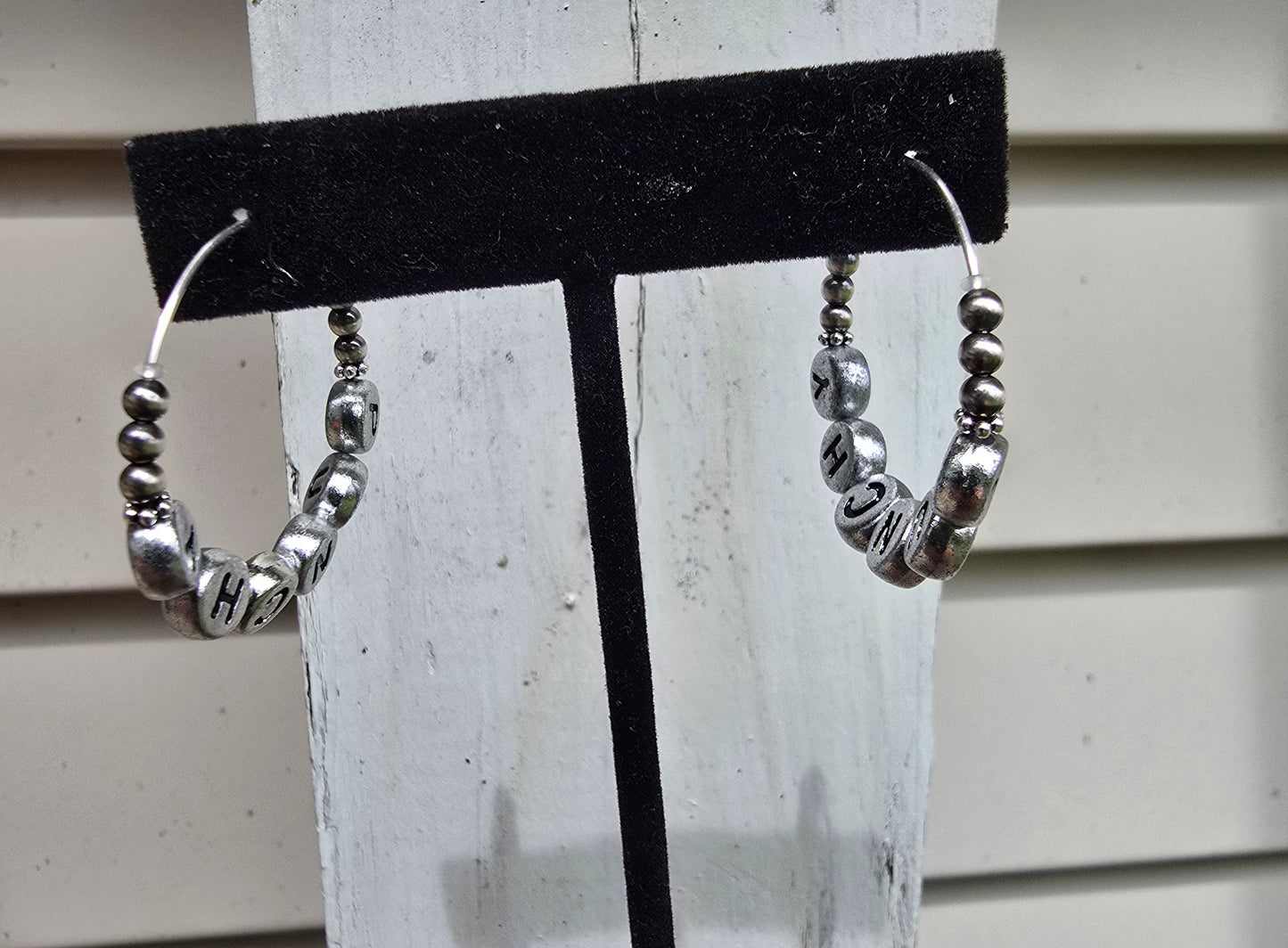 "Punchy" Hoop Earrings
